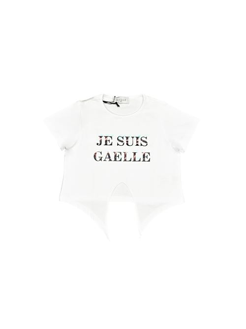 T-shirt, bambina, logata. GAELLE PARIS | 2746MY00011WH